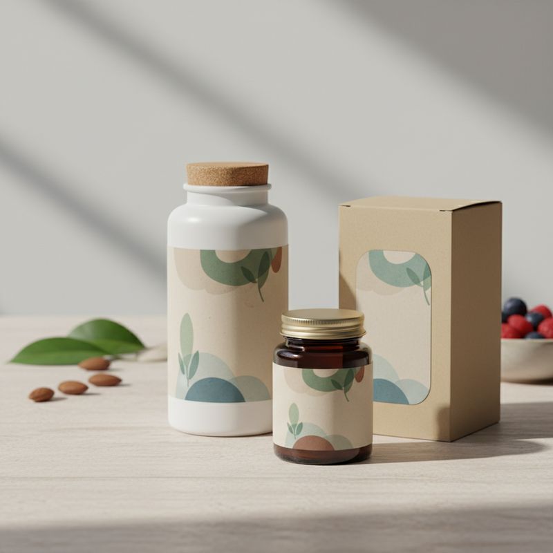 Custom Packaging for Health Supplements and Vitamins