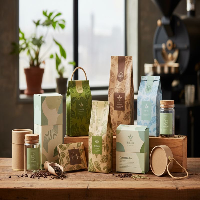 Sustainable Custom Packaging for Coffee and Tea Brands