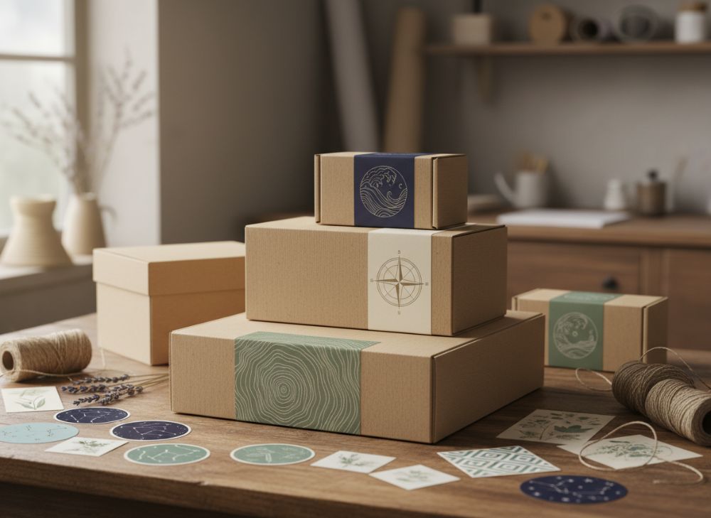 How Custom Boxes and Stickers Tell Your Brand Story