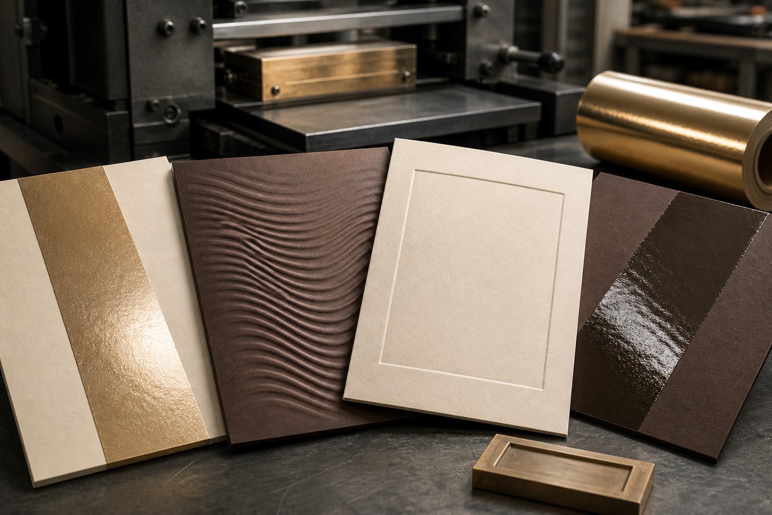 Foil, Embossing, Debossing and Spot UV Compared